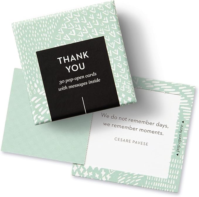Compendium ThoughtFulls Pop-Open Cards — Thank You — 30 Pop-Open Cards, Each with a Different Inspiring Message Inside