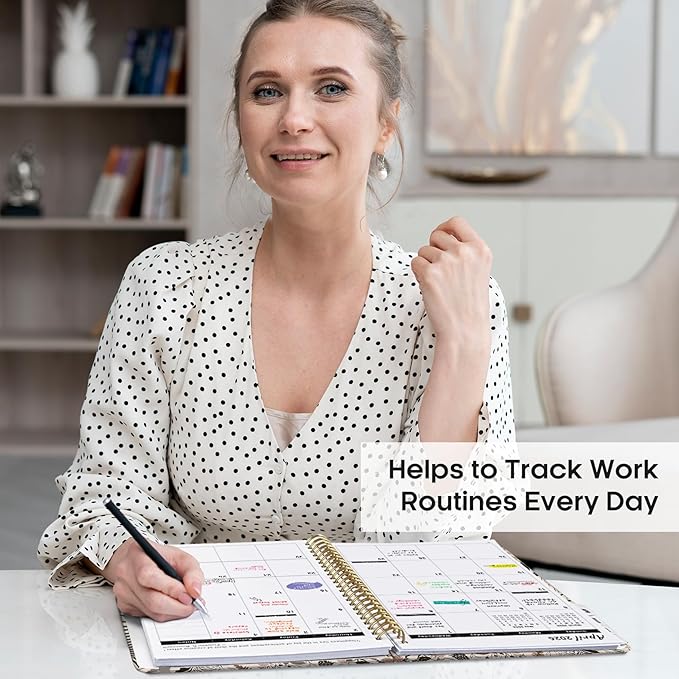 2026 Planner, Monthly and Weekly Calendar Planner for Women, January 2026 - December 2026, Hardcover Pretty 2026 Agenda Planner Book with Tabs, Spiral Bound, Perfect for School Office Home Supplies, 8.5" x 11" - Magical Forest