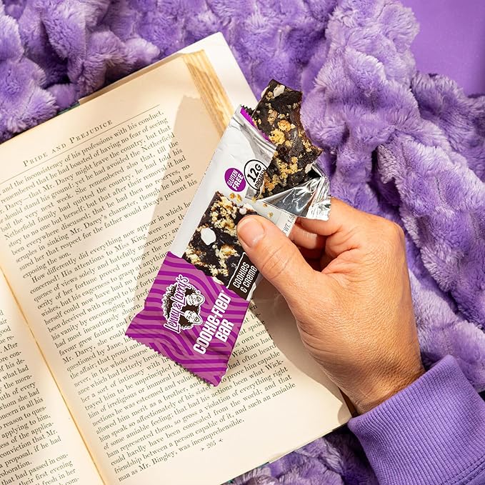 Lenny & Larry's Cookie-fied Protein Bar – Cookies & Creme Vegan Protein Bars 9x45g – Healthy Snacks with 12g Plant Protein & 5g Fiber – Gluten free Power Bar, Keto Friendly, Non-GMO & Vegan