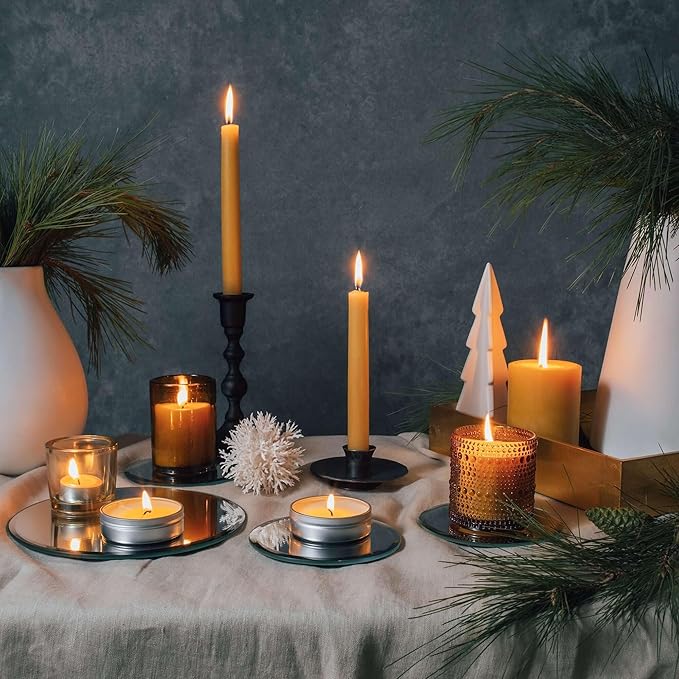 Bluecorn Aromática Scented Candle Sample Tin Set – 7 Clean, Luxurious Fragrances - Coconut Wax - Clean Fragrance & Essential Oils - 6hr Burn Time - Handmade in Colorado Since 1991