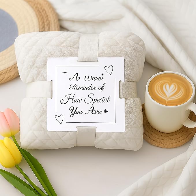 Birthday Gifts for Women, Self Care, Get Well Soon, Vanilla Coconut Relaxing Spa Basket Care Package, Unique Gifts for Mom, Sister, Wife, Girlfriend, Grandma