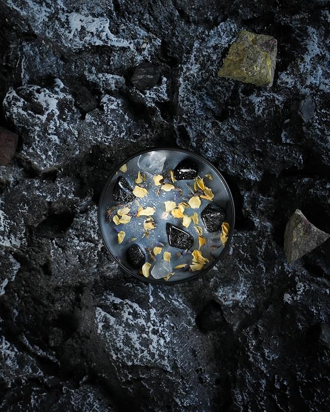 Crystal Candles, Healing Magic Candles, Mind-body Meditation Candles,Gifts to Encourage Women, New Job Gifts.(FRESH START)