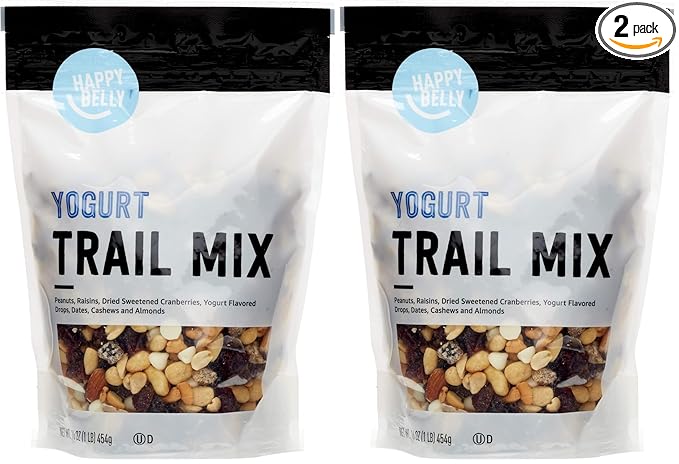 Amazon Brand - Happy Belly Yogurt Trail Mix, 1 pound (Pack of 2)