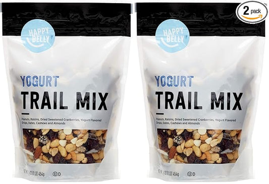 Amazon Brand - Happy Belly Yogurt Trail Mix, 1 pound (Pack of 2)
