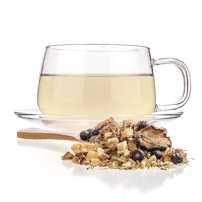 Tealyra - Cucumber Lemon Refresher Herbal Tea - Detox - Relaxing - Loose Tea - Ginger - Lemongrass - Bee Pollen - All Natural - 112g (4-ounce)