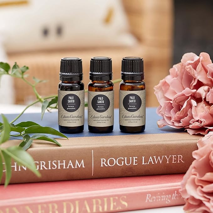 Edens Garden Palo Santo Essential Oil- 100% Pure Premium Grade, Undiluted, Natural, Therapeutic, Aromatherapy, The Best for Diffuser, Skin, Face, Candle 10 ml (.33 fl oz)