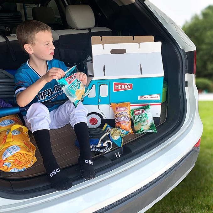 Herr's Variety Snack Truck Box, Assorted Flavors, 42-Pack - Crisp 'N Tasty, Barbecue, Sour Cream & Onion Potato Chips, Cheese Curls, Pretzels, Popcorn & More