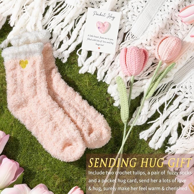 Birthday Gifts for Women Self Care Set Get Well Soon Gift Baskets, Relaxing Bluebell Spa Gift Basket Care Package for Women, Unique Christmas Mom Gifts for Her Girlfriend Sister Friend Wife Grandma