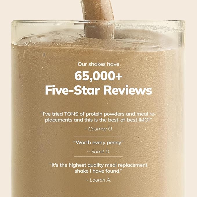 Ka’Chava Whole Body Meal Shake Vanilla, 5-Count Travel Size Sachets – Vegan Protein Powder with 85+ Superfoods – Plant-Based Meal Replacement with Probiotics & Digestive Enzymes – Gluten & Dairy Free