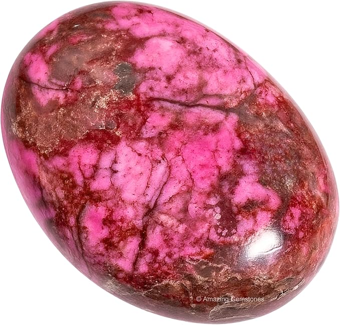 Amazing Gemstone Cobalt Calcite Crystals and Healing Stones - Large Palm Stone Piedra - Crystal for Good Luck, Balanced Positive Energy, Meditation - Unique Stocking Stuffers and Birthday Gifts