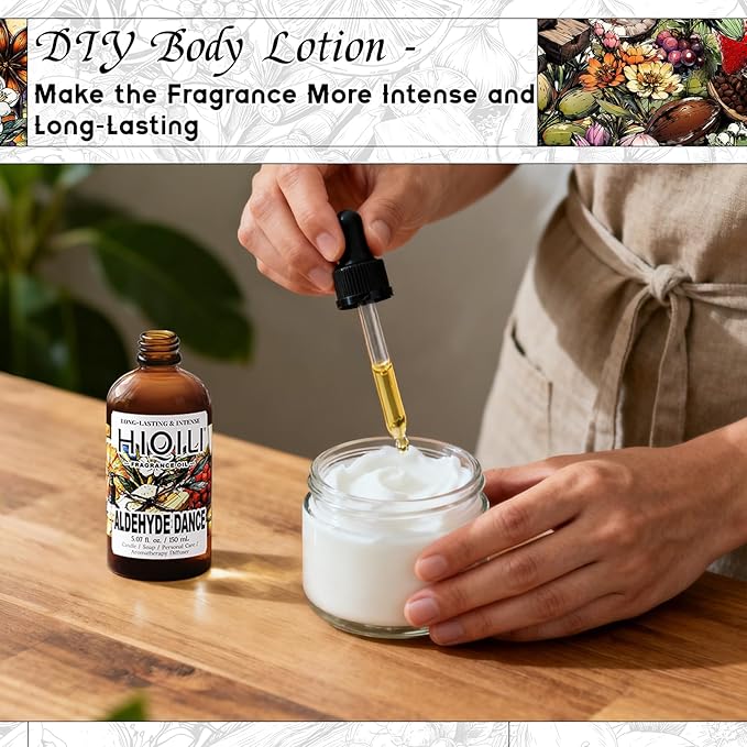 HIQILI Aldehyde Dance Fragrance Oil for Making Candle, Scented Home Decor, Room Spray, Skin & Body, Essential Oil Diffuser - 5.07 Fl Oz