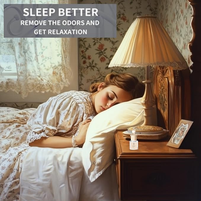 2Pack White Tea Scented Automotive Air Freshener Set, Car Accessories Decoration Hanging Scented Car Diffuser for Men Women Best Gifts