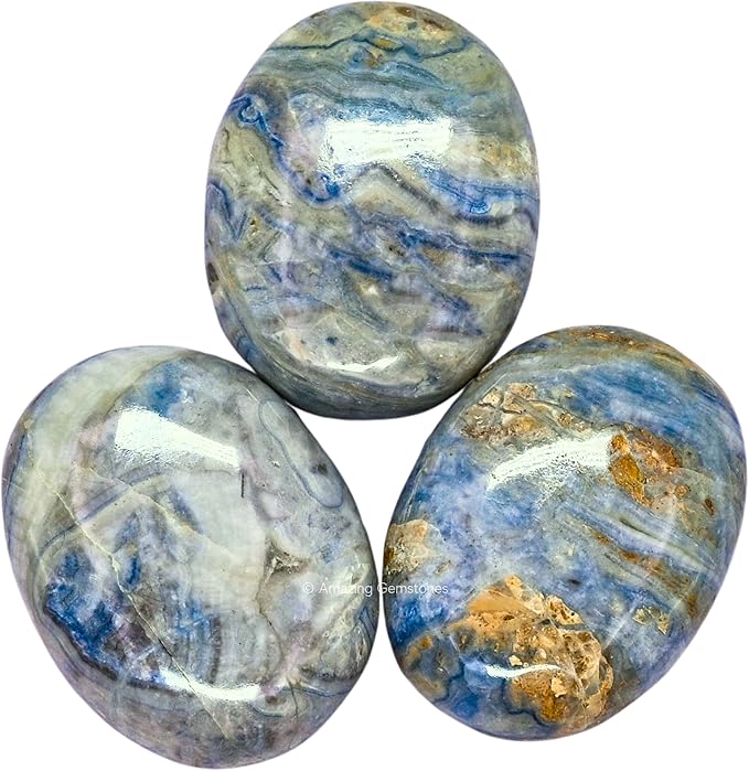Amazing Gemstone Scheelite Crystals and Healing Stones - Large Palm Stone Crystals Piedra - Crystal for Good Luck, Balanced Positive Energy, Meditation - Unique Stocking Stuffers, Gifts for Women, Men