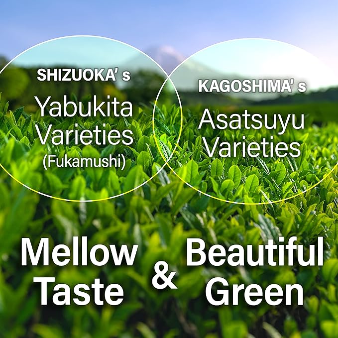 Chaganju Sakura Floral Green Tea - Japanese Loose Leaf With Sakura Petals, 2.82oz (80g)