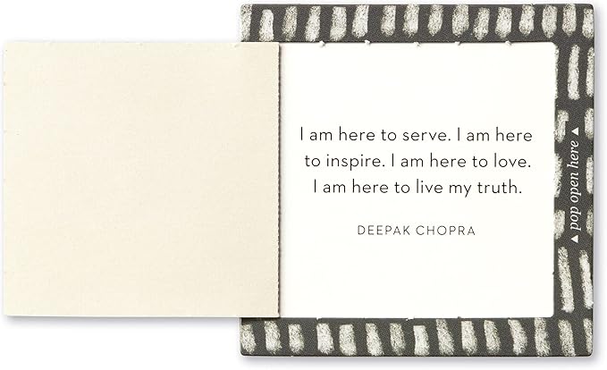 Compendium ThoughtFulls Pop-Open Cards — Live with Intention — 30 Pop-Open Cards, Each with a Different Inspiring Message Inside