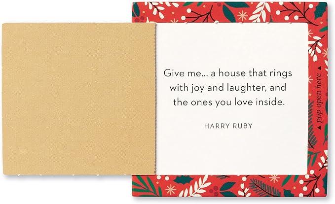 Compendium ThoughtFulls Pop-Open Cards — 2-Pack of Merry Christmas, Wish — 60 Pop-Open Cards, Each with a Different Message Inside