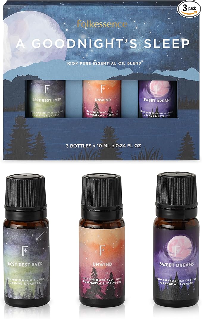 Folkulture Essential Oils for Diffuser Oil | Essential Oils Set of 3 Fragrance Oil | Diffuser Oils Scents for Home | Fragrance Oils for Diffusers - Rosemary, Eucalyptus, Lavender