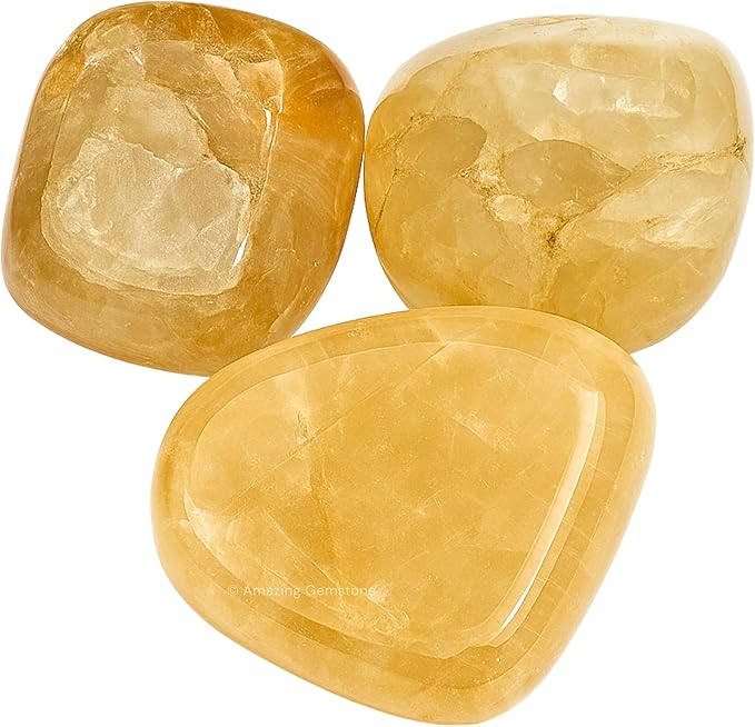 Amazing Gemstone Citrine Crystals and Healing Stones Tumbled - 1000+ Carats Citrine Stone Gem Stones, Natural Healing Stones for Energy Balance, Stress Relief - Premium Polished Gems Rocks