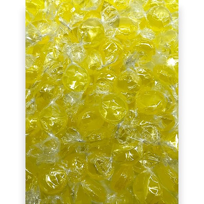 Sugar Free Lemon Drops Hard Candy-Keto Friendly-1.5 lbs Lemon Fresh Flavored Individually Wrapped-Ideal Diabetic Candy, Gluten Free(24 oz)