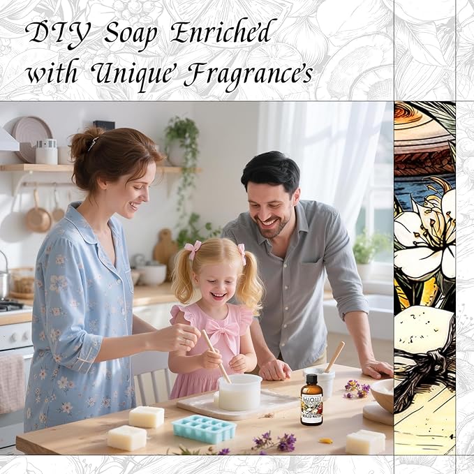 HIQILI Cold Boiled Water Fragrance Oil for Home Diffuser, Great for Making Candle, Soap, Body Wash, DIY Multipurpose Room Spray- 1 Fl Oz