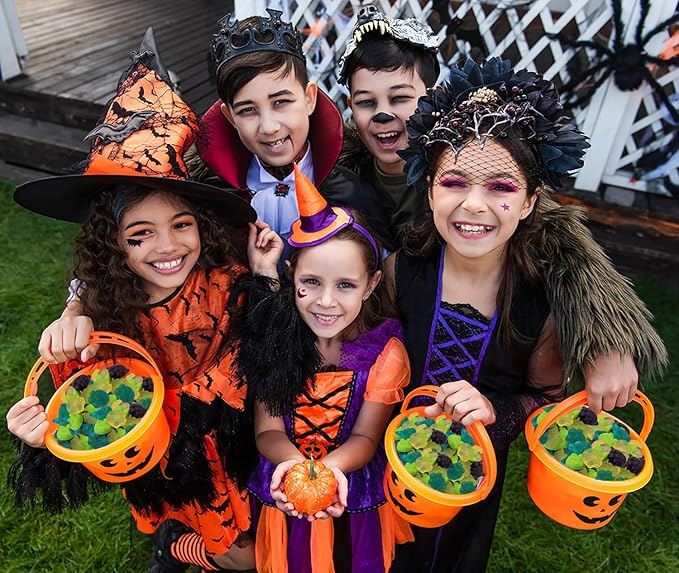 Fruidles Monster Gummy Halloween Candy, Trick-Or-Treat Creepy Party Bag Fillers, Non-GMO (Half-Pound)