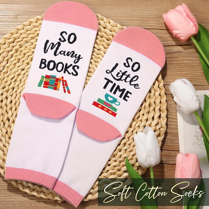 Book Lovers Gifts for Women Bookish Gifts, Reading Gifts for Readers Book Club Gifts Book Themed Gifts, Christmas Birthday Gifts for Book Lovers Women Friends Bookworms Librarian Teacher with Tote Bag