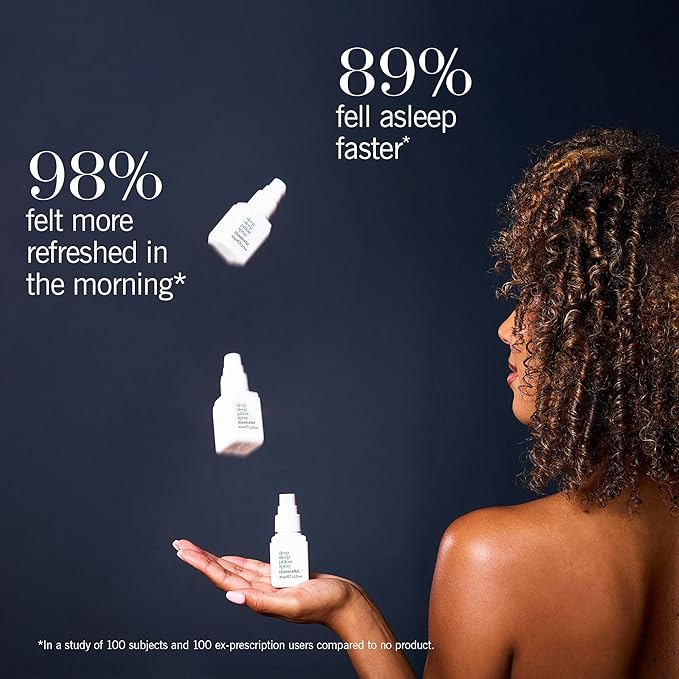 THISWORKS Deep Sleep Pillow Spray – Fast-Acting Natural Formula with Lavender for Relaxation and Restful Sleep – 35 ml (1.2 fl oz) Mini Travel Size