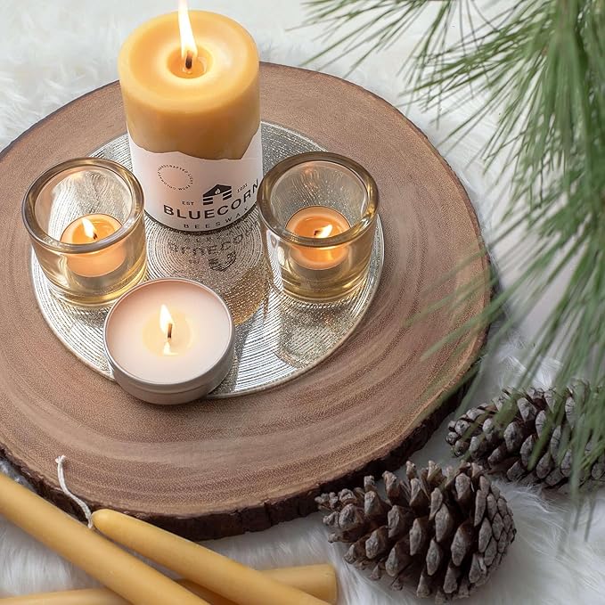 Bluecorn Aromática Scented Candle Sample Tin Set – 7 Clean, Luxurious Fragrances - Coconut Wax - Clean Fragrance & Essential Oils - 6hr Burn Time - Handmade in Colorado Since 1991