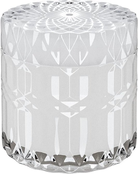 Hidden Label Fresh Cotton Scented Crackling Wood Wick Soy Candles, Muse Collection 7.4oz Glass Jar Decorative Candles, Perfect Gifts for Women on Valentines Day, Birthday, Mothers Day