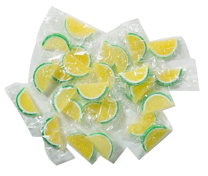 Boston Fruit Slice Individually Wrapped Gourmet Gummy Candy 1lb Box (Apple)