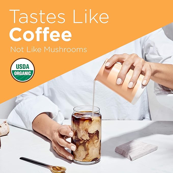 Four Sigmatic Calm Mushroom Cacao + Focus Ground Coffee Bundle | Organic Instant Cacao with Reishi to Support Calm, and Organic Coffee with Lion's Mane and Chaga for Better Focus and Immune Support