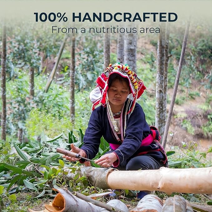 Cinnamon Tea Bags - 55 Count (+5 Tea Bags) Bamboo Tong Included - 5.11 oz, Re-Steep Warm & Spicy Heat Herbal Tea, Calm Stomach & Detox, Support Body, Strength and Health, Cinamon