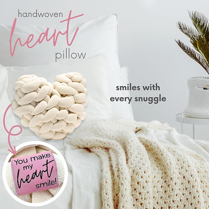 Boxzie You are Loved Gift Box Set for Women, Unique I Love You Gifts for Her, Sending Hugs Care Package - Basket with Pillow, Candle, Soap for Mom, Wife, Daughter, Sister, Best Friend, Grandma