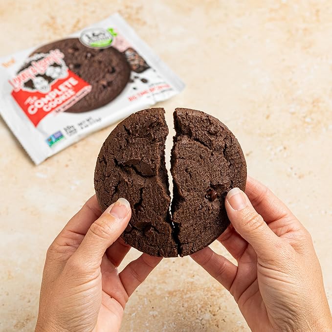 Lenny & Larry's The Complete Cookie, Big Time Brownie, Soft Baked, 8g Plant Protein, Vegan, Non-GMO, 2 Ounce Cookie (Pack of 12)