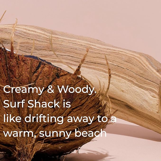 Bright Spot Surf Shack Car Fragrance - Premium Car Hanging Air Freshener, 120 Days Long-Lasting Fragrance for Auto and Home | Coconut & Woody | Coconut, Sandalwood| Non-Toxic, Cruelty-Free| 2 Pack