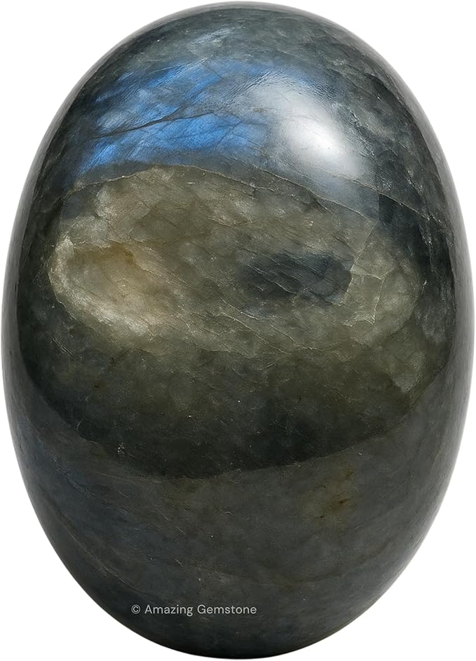 Amazing Gemstone Blue Sapphire Crystals and Healing Stones Tumbled - 1 oz Blue Sapphire Stone, Natural Healing Stones for Energy Balance, Stress Relief - Premium Polished Gems Rocks for Meditation