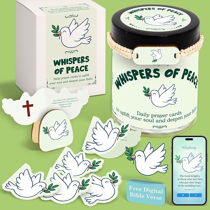 Catholic Prayer Cards For Women - Bible Verse Jar For Mom Birthday Present, Prayer Jar With Scripture Cards, Daily Bible Verse Card Religious Gift, Christmas Christian Gifts For Women Faith