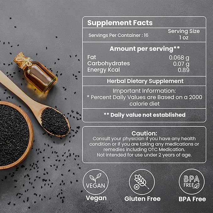 HERBOGANIC D'Bayor Living Bitter 16oz - Natural Blend of Black seed, Bitter Melon, Cinnamon and Seamoss to support Immune System