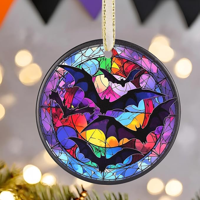 Christmas 2025 Ornaments, Christmas Ornament Gift, Holiday Keepsake, Stocking Stuffers, Gift Ideas - Mysterious Bats