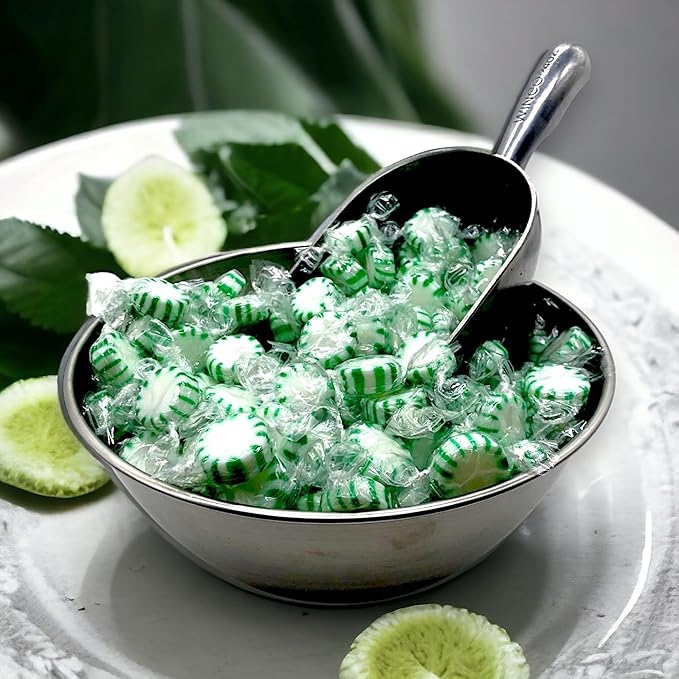 Sugar Free Spearmint Starlight Gourmet Hard Candy - Keto Friendly, 1.5 lbs Cool Refreshing Mints Individually Wrapped - Ideal Diabetic Candy, Gluten Free(24 oz)