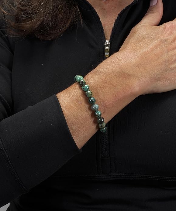 Cherry Tree Collection - Small, Medium, Large Sizes - Gemstone Beaded Bracelets For Women and Men - 8mm Round Beads