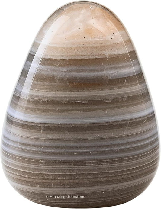 Amazing Gemstone Lace Agate Crystals & Healing Stones Tumbled - 1 oz Lace Agate Stone, Natural Healing Stones for Energy Balance, Stress Relief - Premium Polished Gems Rocks for Meditation & Wellness