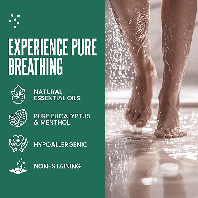 Cleverfy Eucalyptus for Shower Steamers Aromatherapy – Stocking Stuffers for Women, Teens and Wife – Christmas Gifts for Women and Teen Girls – White Elephant Gifts for Adults – 18 Tablets