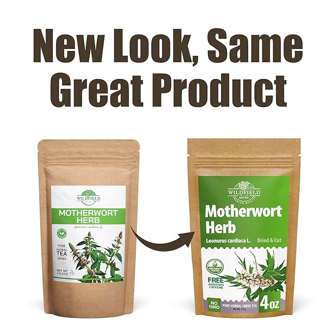 4 oz. Motherwort Tea Dried Motherwort Herb Tea (Leonurus Cardiaca) - 113g Leonurus Cardiaca (Cola De León)