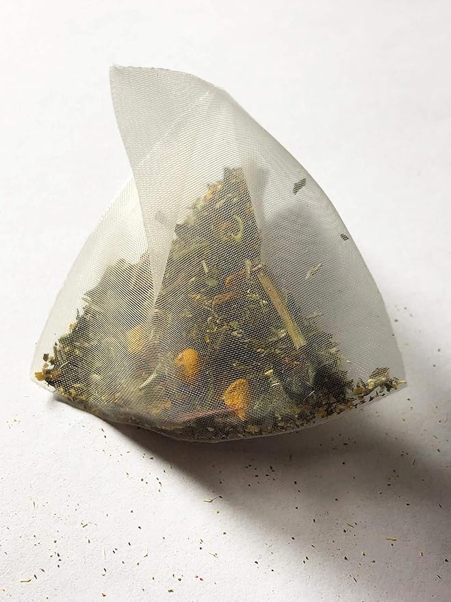 FIRE TEAS DETOX & GLOW - Ayurvedic Cleansing Tea - Organic White Tea, Turmeric (Curcumin), Ginger, Cardamom, Cinnamon & Saffron - Delicious, Fast & Effective -