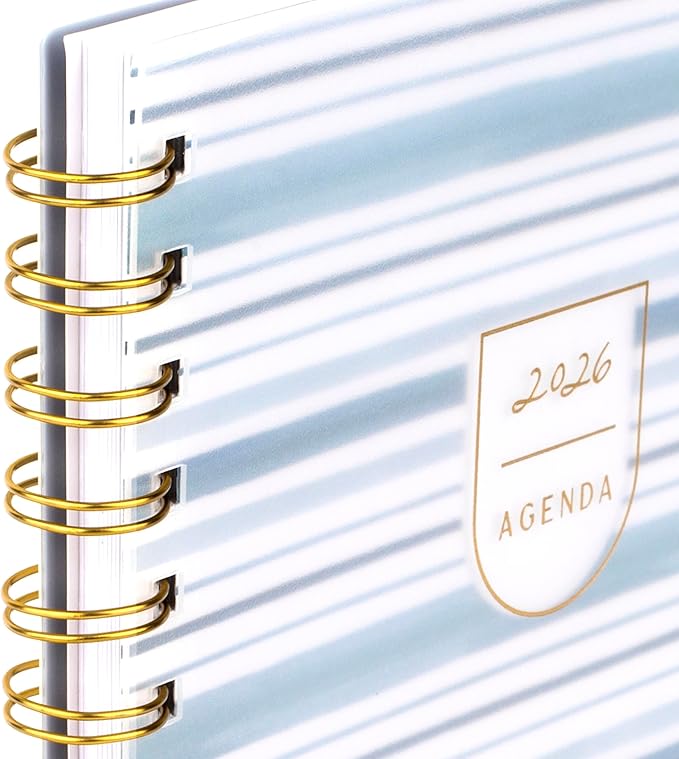 Cambridge 2026 Planner by Leah Bisch, Weekly & Monthly, 5.5" x 8.5", Small, Stripe (LB42-200-26)