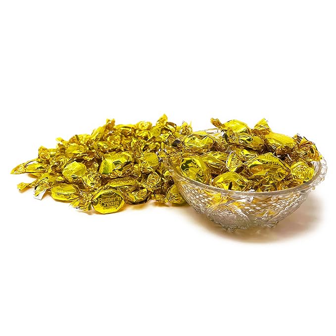 Halloween Butter Cream Hard Candy Snack Pack- 75 Pieces - Classic Butter n' Cream Old School Butterscotch Hard Candies - American Vintage Candy Assortment - Individually Wrapped, 14 oz.