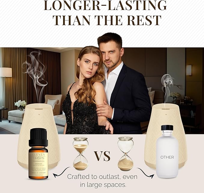 Bougie 540 Diffuser Oil – Premium Fragrance Oil with Radiant Amber & Jasmine Notes – Elegant Aroma for Cold Air Diffusers, Home, Office, Candle Making, Pet Friendly, 10ml Glass Bottle