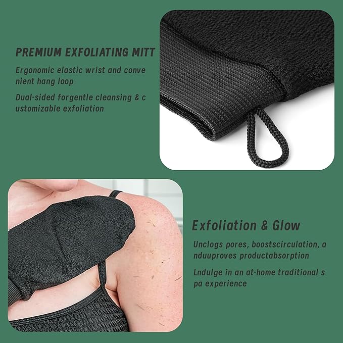 Avocado Body Scrub Gift Set - 35 Packets & 2 Pcs Exfoliating Gloves,Exfoliating & Moisturizing Sugar Scrub for Face & Body, Self Care Gifts for Women