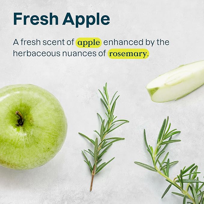 ATTITUDE Hand Cream for Sensitive Skin with Oat, EWG Verified, Dermatologically Tested, Vegan, Fresh Apple Scent, 2.5 Fl Oz